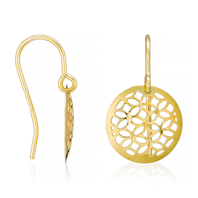 Boucles D'Oreilles "Dandelion" - Or Bicolore 375/1000