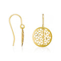 "Dandelion" Earrings, Two-Tone Gold 375/1000