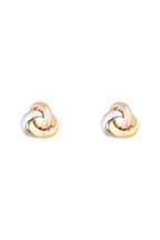 Boucles D'Oreilles "Noeud Tricolore"