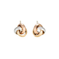“Tricolor Knot” Earrings