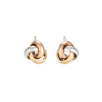 “Tricolor Knot” Earrings
