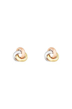 Boucles D'Oreilles "Noeud Tricolore"