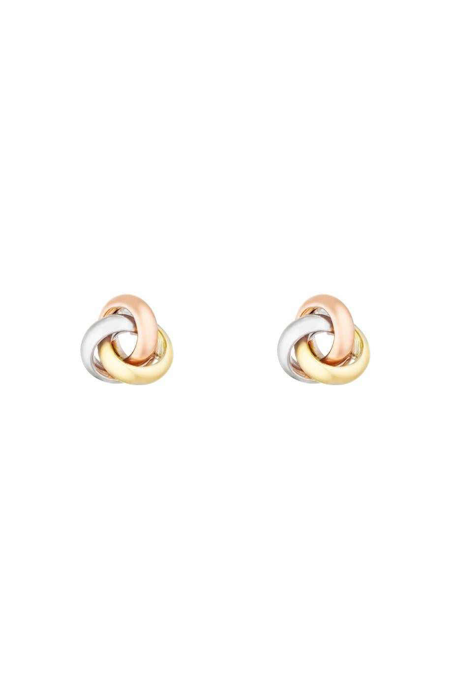 Boucles D'Oreilles "Noeud Tricolore"