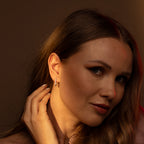 Boucles D'Oreilles "Alizée 11Mm" Or Blanc 375/1000 Et Zirconium