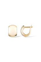 Boucles D'Oreilles "Carré D'Or" Or Jaune 375/1000
