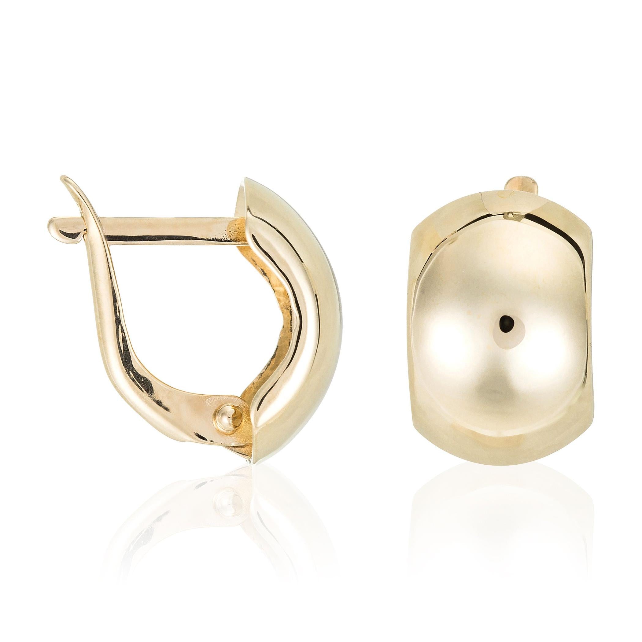 Pendientes "Cuadrado Dorado" - Oro amarillo 375/1000