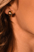 Boucles D'Oreilles "Carré D'Or" Or Jaune 375/1000