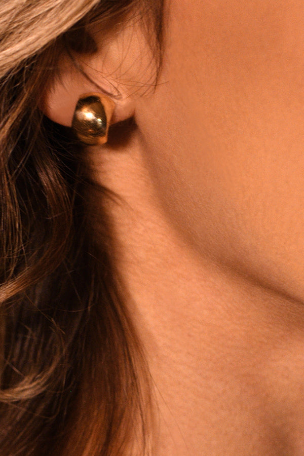 "Carré D'Or" Yellow Gold Earrings 375/1000