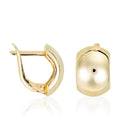 Boucles D'Oreilles "Carré D'Or" - Or Jaune - Or Jaune