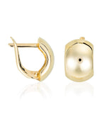 Boucles D'Oreilles "Carré D'Or" - Or Jaune - Or Jaune