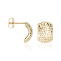 "Olympe" Earrings in 375/1000 Yellow Gold