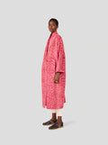 Manteau Eren In Red Opera Leopard