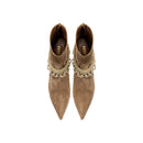 Catena Notte Sand High-Heel Ankle Boot