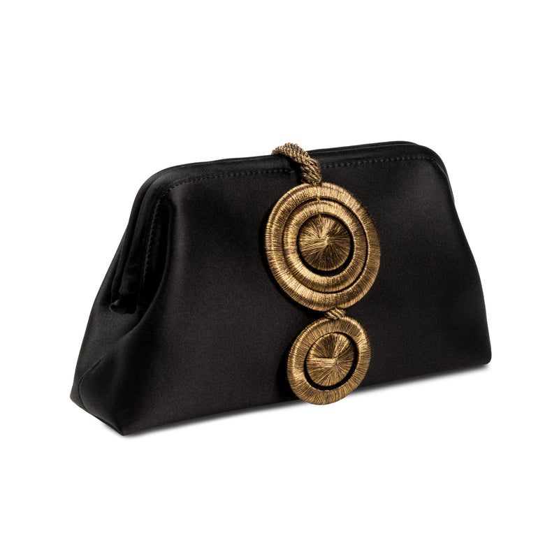 Lia Black Pouch Bag