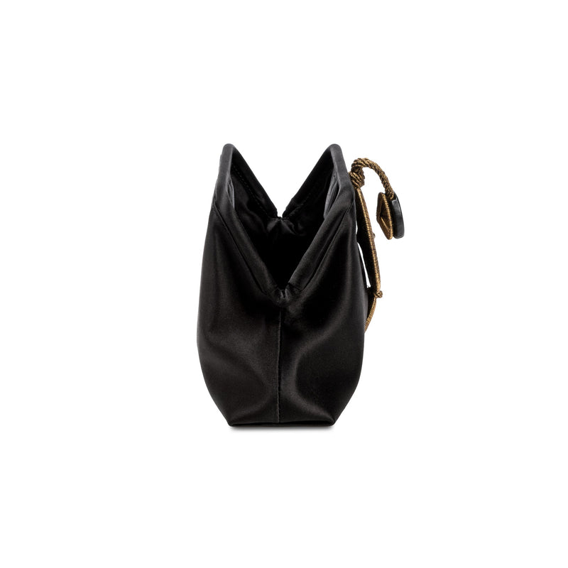 Lia Black Pouch Bag