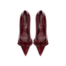 Catena Burgundy High-Heel Pump