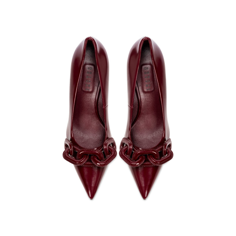 Catena Burgundy High-Heel Pump