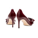 Catena Burgundy High-Heel Pump