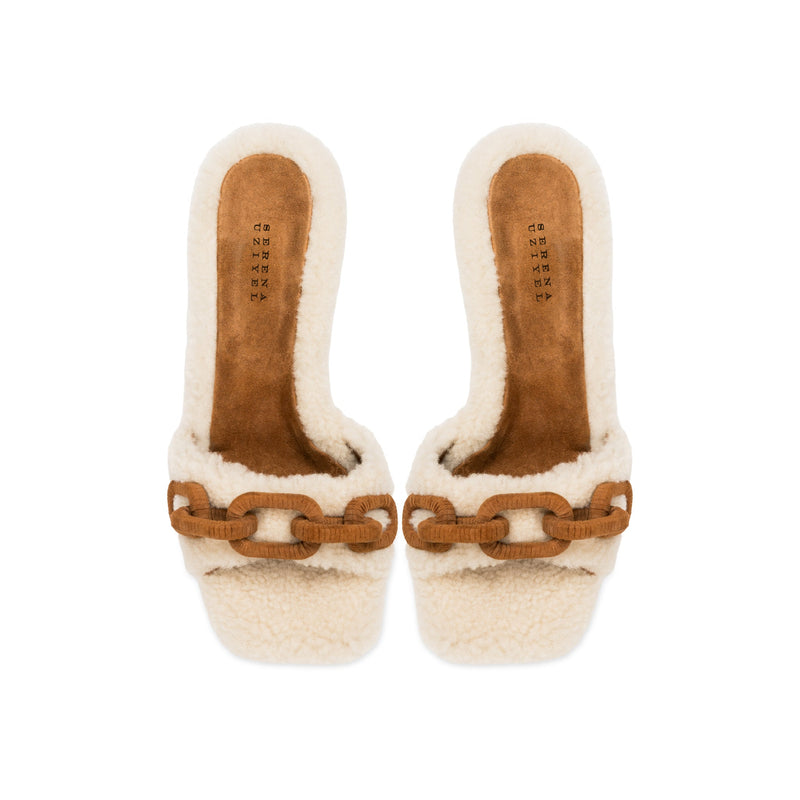 Catena Off-White High-Heel Sandal