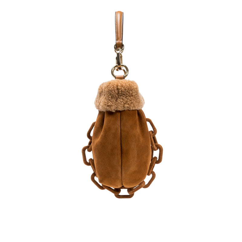 Catena Light Brown Small Shoulder Pouch Bag