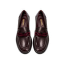 Catena Burgundy Flat Moccasin