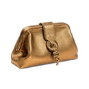Boho Chic Bronze Pouch Bag