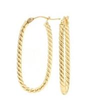 "Sublime Shapes" Earrings in 375/1000 Yellow Gold