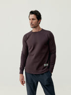 Sweatshirt Erie - Dyb Granatrød - Herre