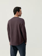 Sweatshirt Erie - Dyb Granatrød - Herre