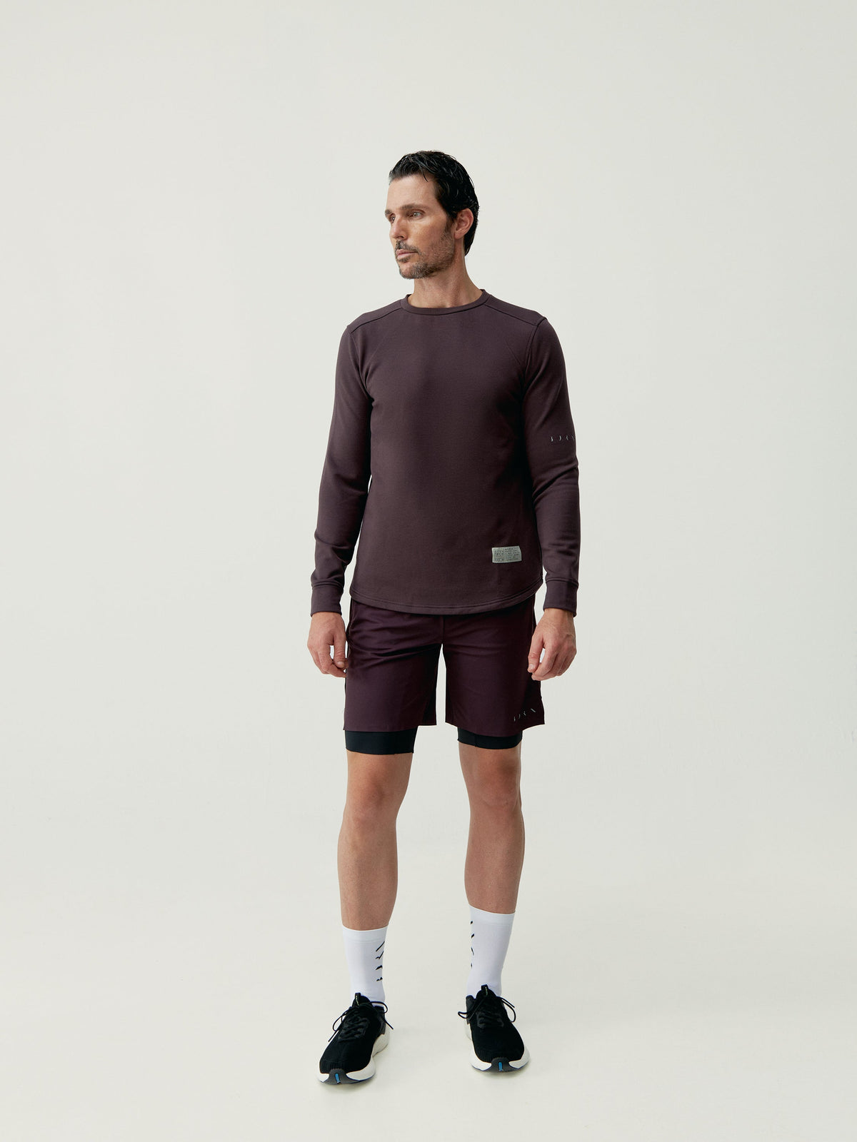 Sweatshirt Erie - Dyb Granatrød - Herre