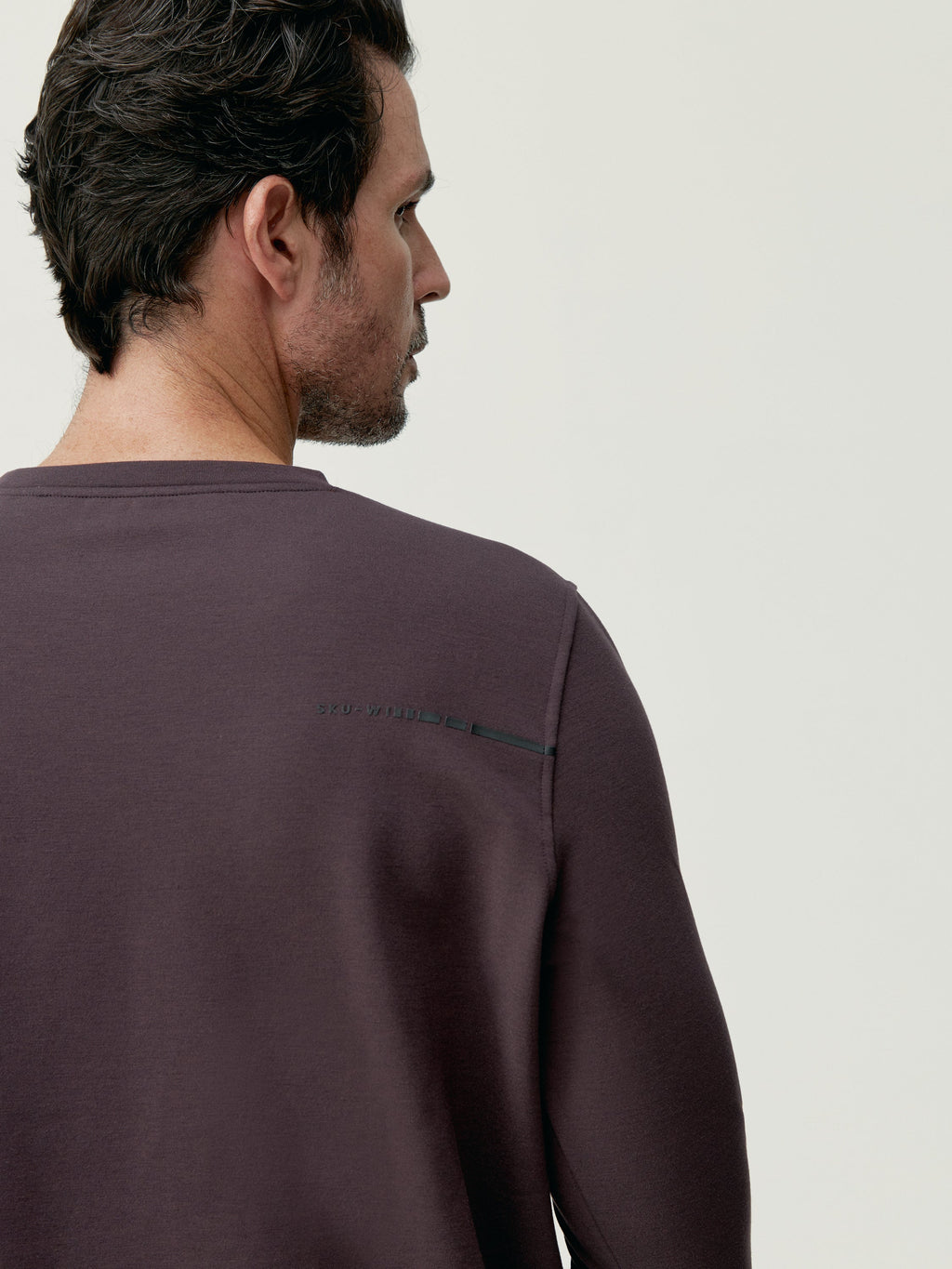 Sweatshirt Erie - Dyb Granatrød - Herre