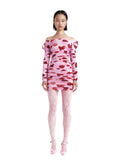 Vestido Erika Pétalos De Rosa