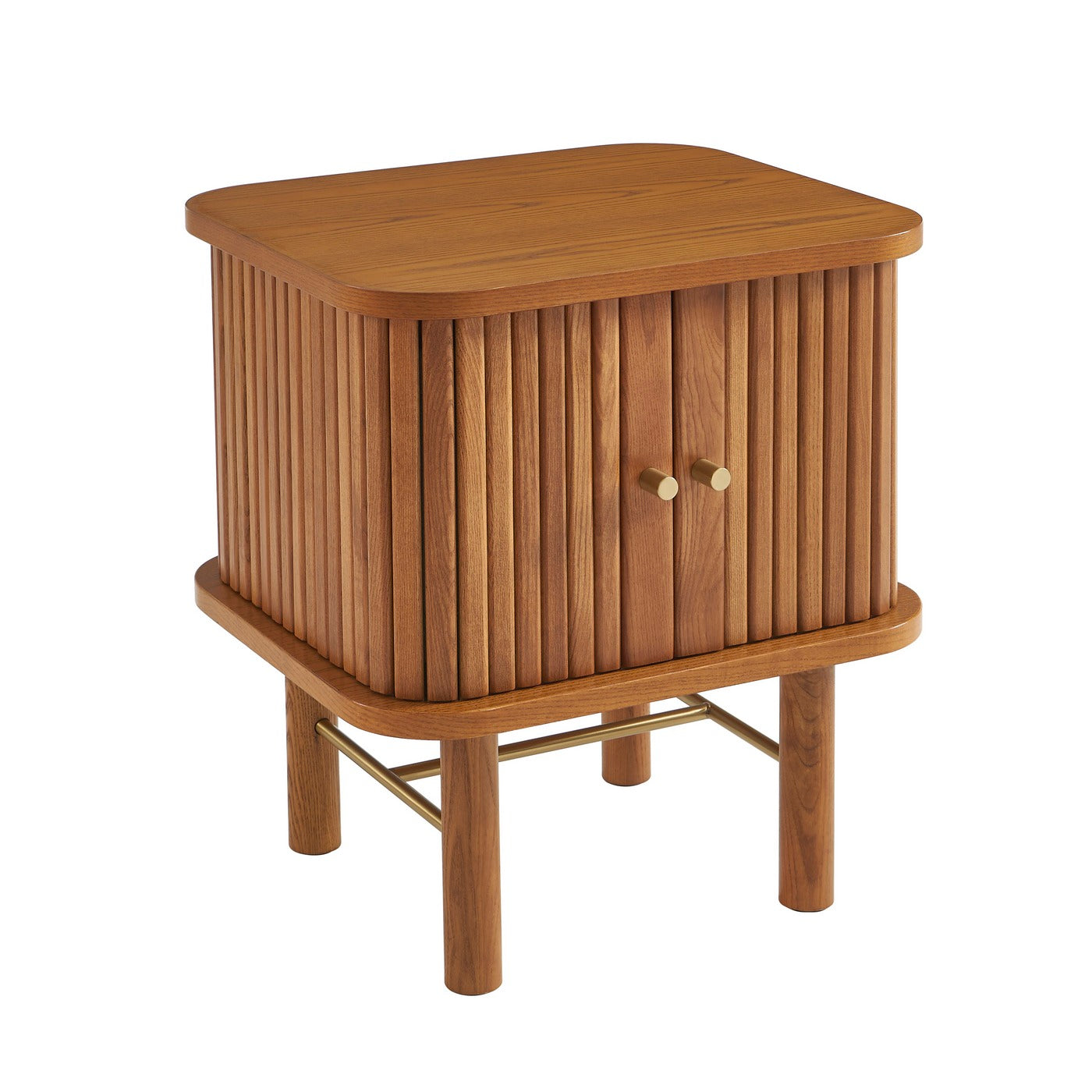 Ernest - Bedside Table - Dark Ash