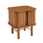 Ernest - Bedside Table - Dark Ash