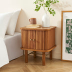 Ernest - Bedside Table - Dark Ash