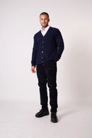 Cardigan Col V - Errol - Navy