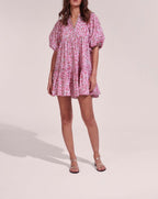 Robe Courte Aria - Pink Blossom - Femme