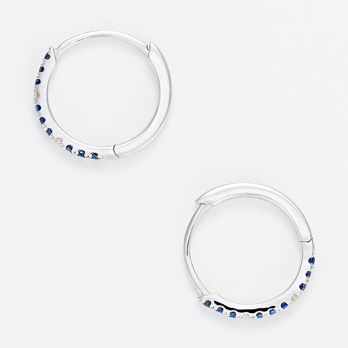 Boucles D'Oreilles "Ciel Étoilé" Dia 0,02/4 Saphir 0,13/18