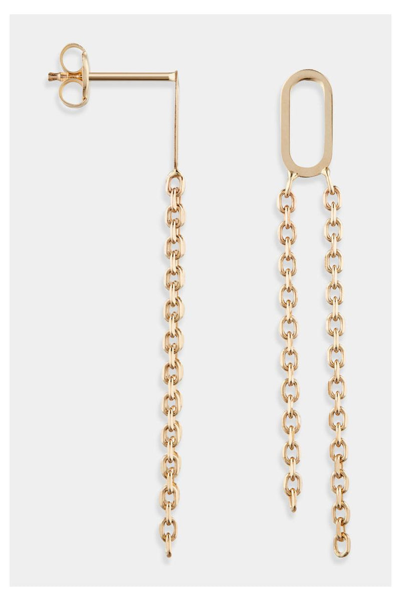 Boucles D'Oreilles" Valerie" Or Jaune 375 / 1000