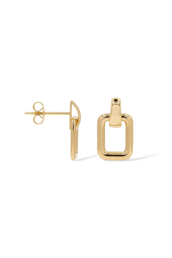 Orecchini "Square" Oro Giallo 375/1000