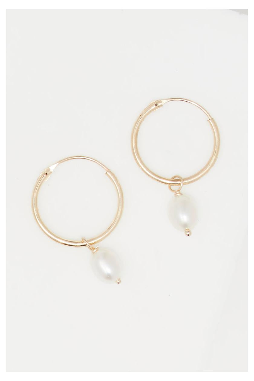 Boucles D'Oreilles "Gama Perle" - Or Jaune 375/1000