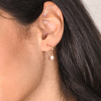 Boucle D'Oreilles " Gama Perle" Or Jaune 375/1000