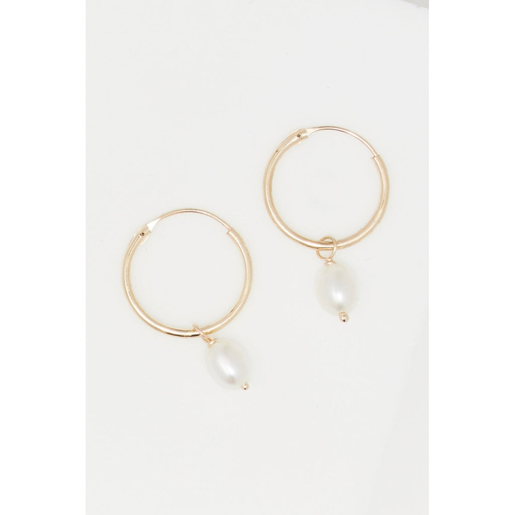 Earrings "Gama Pearl" 375/1000 Yellow Gold - 375/1000 Yellow Gold