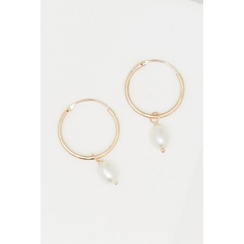Boucle D'Oreilles " Gama Perle" Or Jaune 375/1000 - Or Jaune 375/1000