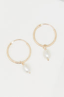 Pendientes “Perla Gama” Oro Amarillo 375/1000 - Oro Amarillo 375/1000