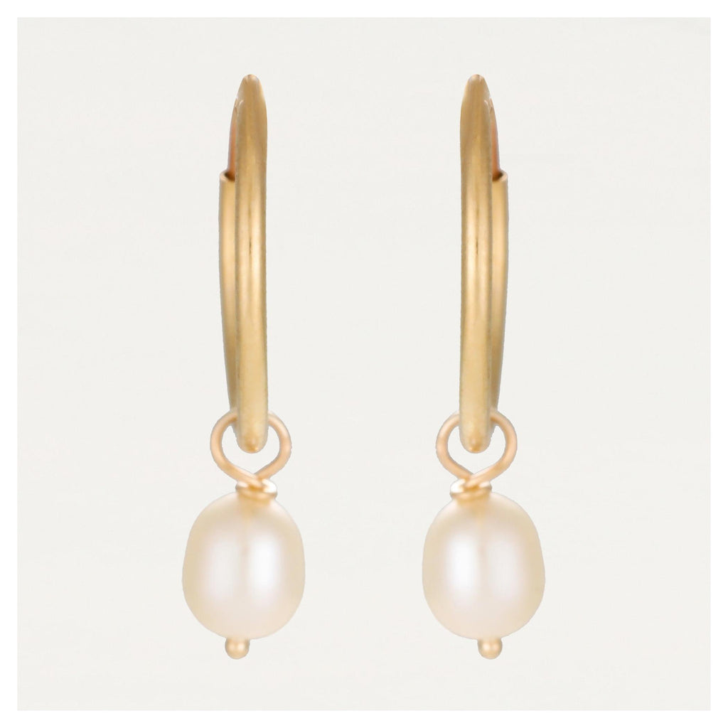 Boucles D'Oreilles "Gama Perle" - Or Jaune 375/1000