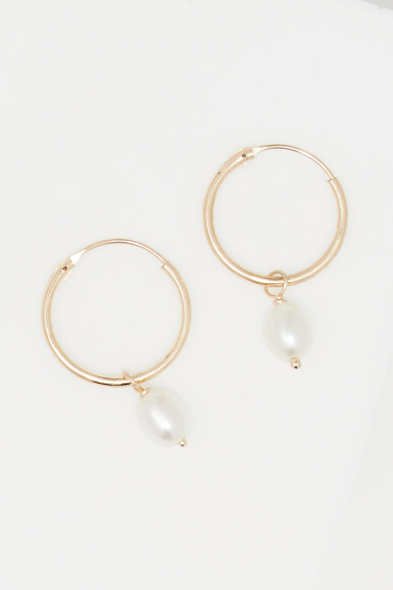 Boucle d'oreilles " Gama Perle" Or Jaune 375/1000