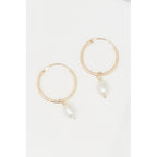 Boucle D'Oreilles " Gama Perle" Or Jaune 375/1000 - Or Jaune 375/1000