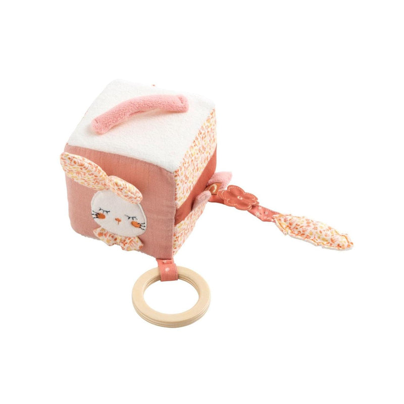 Cube D'Activités En Coton Rose