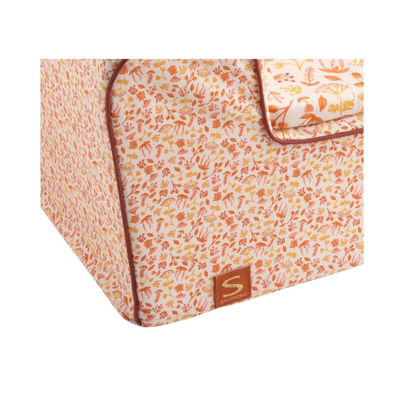 Fauteuil Club En Coton Rose